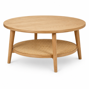 Riviera Round Oak Coffee Table